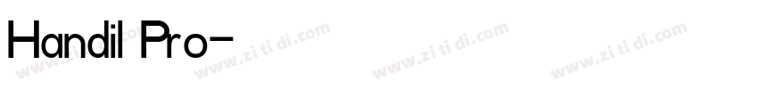 Handil Pro字体转换